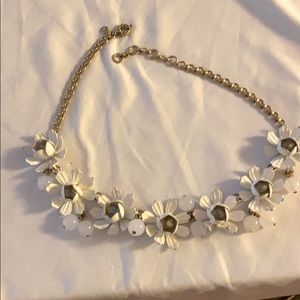 Flower statement necklace